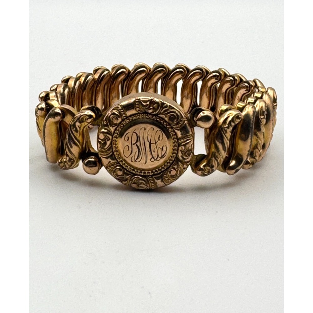 Antique Sweetheart Bracelet DFB Co Minerva  Expansion Gold Filled XSMALL READ